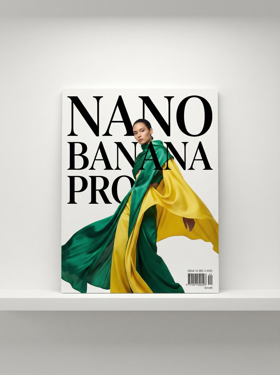 Dynamic Fashion Magazine Cover