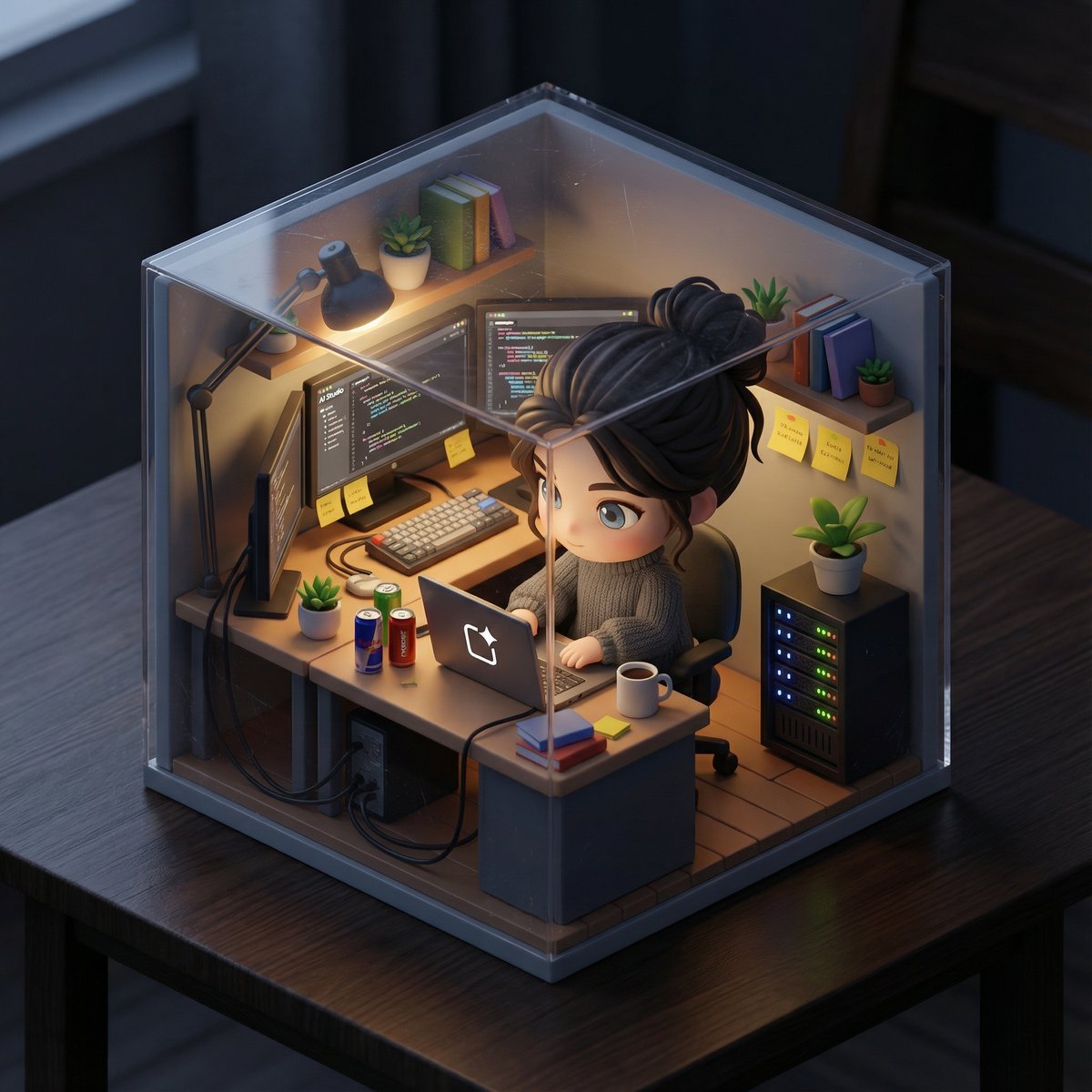 Chibi Cube Diorama World