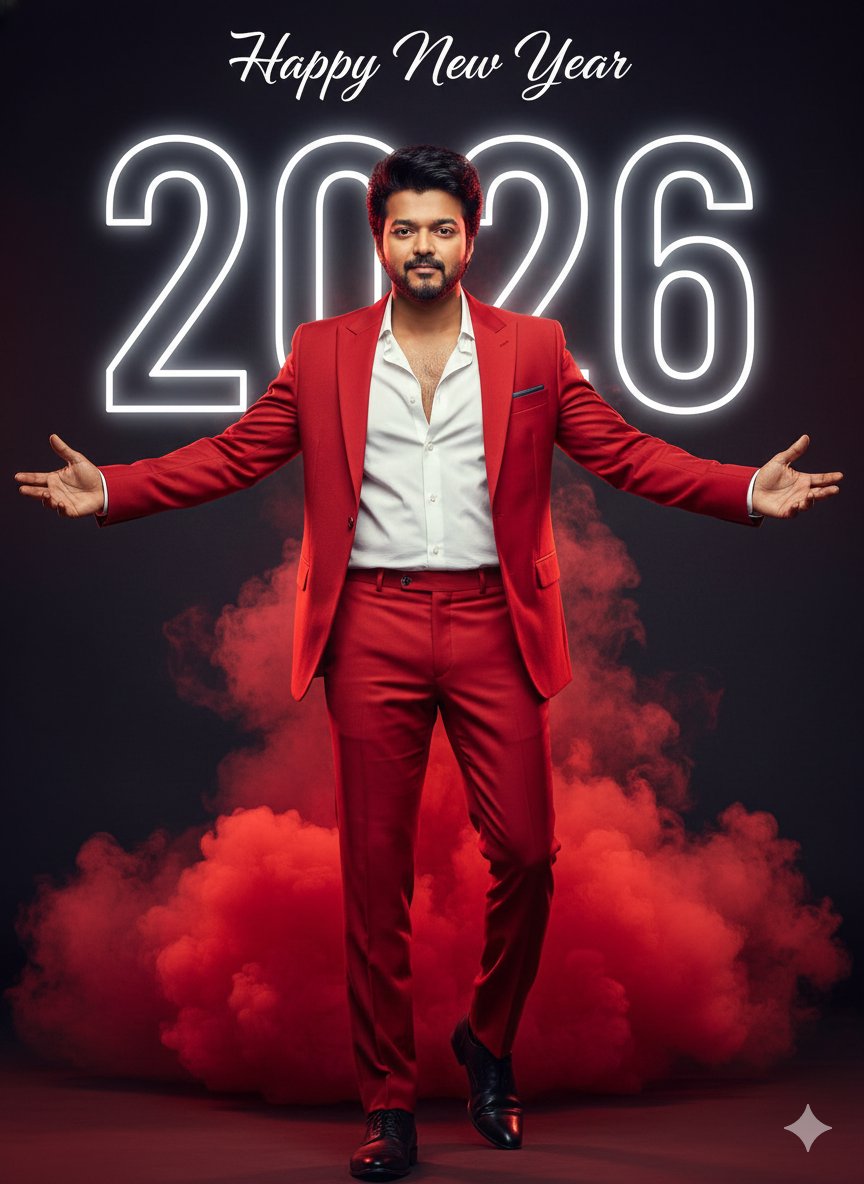 New Year 2026 Fashion Portrait