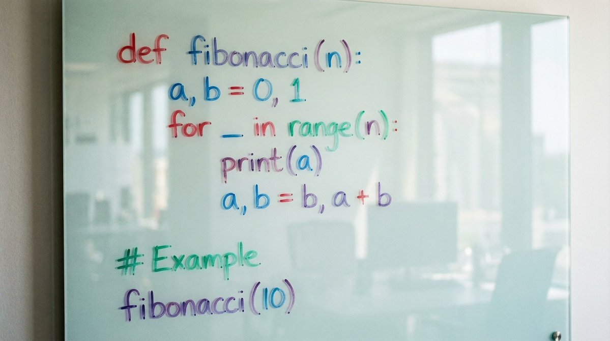 Fibonacci Code Art on Glass