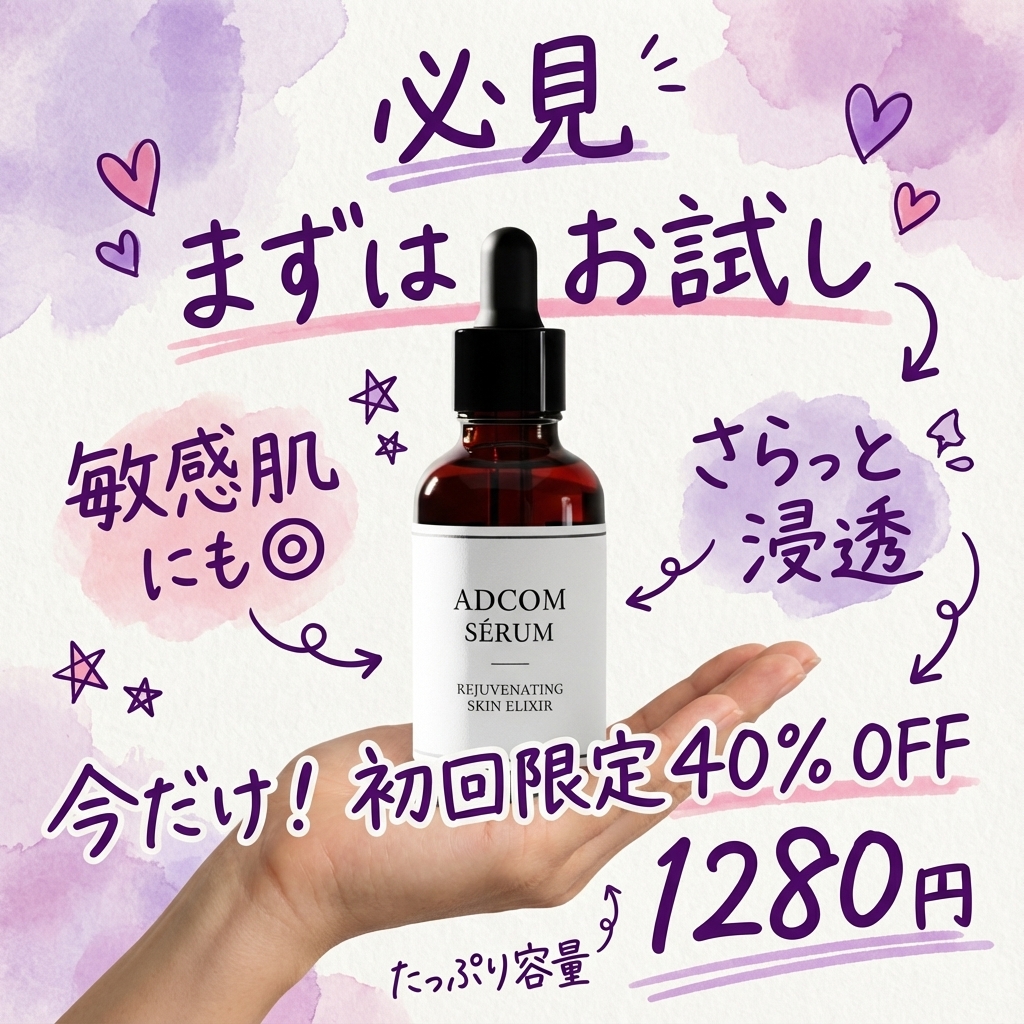 Sensitive Skin Serum First Time Offer