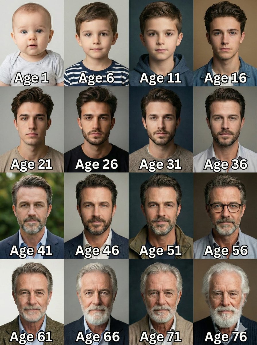 Photo to 16-Age Grid Transformation