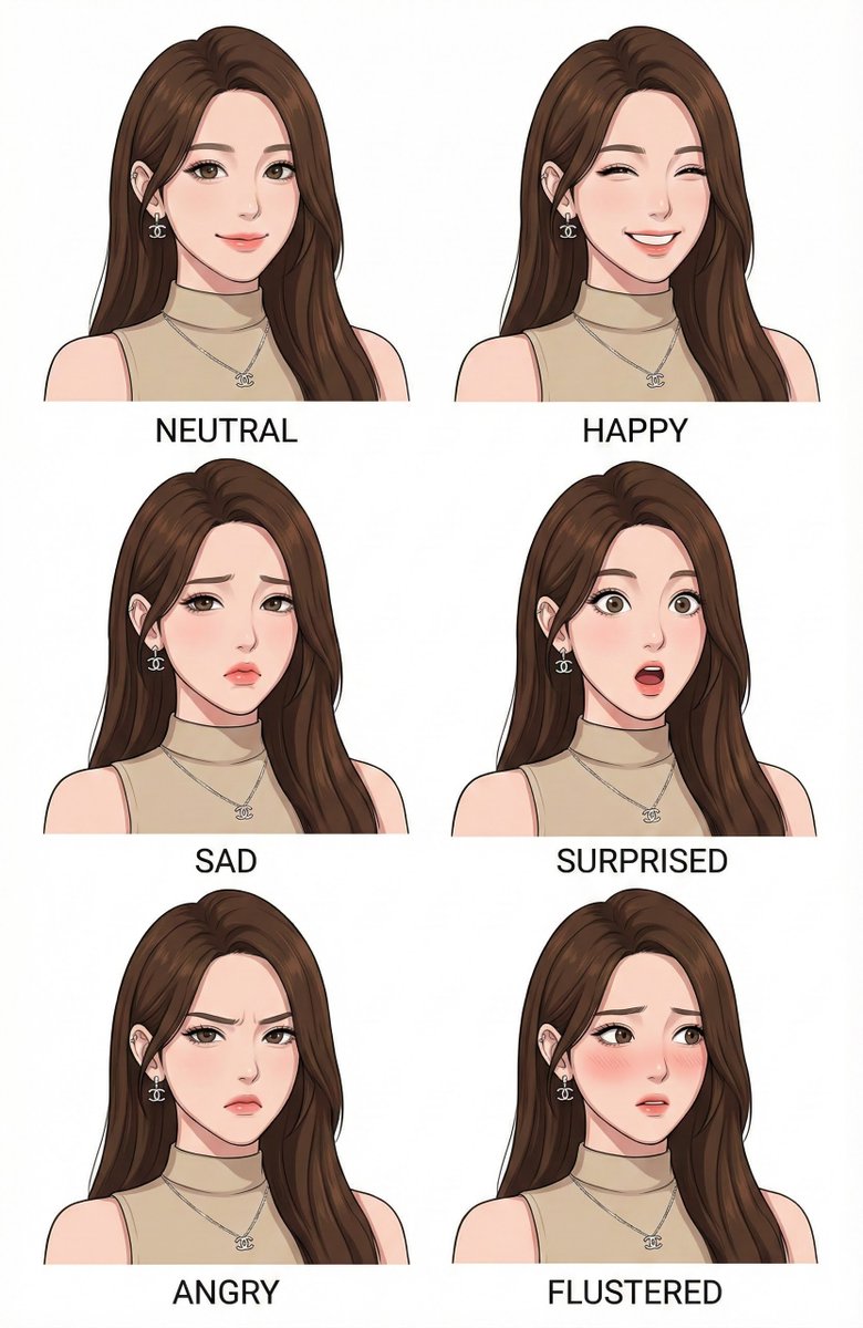 Character Design Expression Style Guide