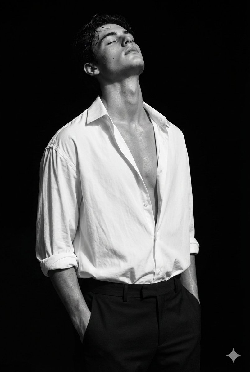 Cinematic Noir Fashion Portrait