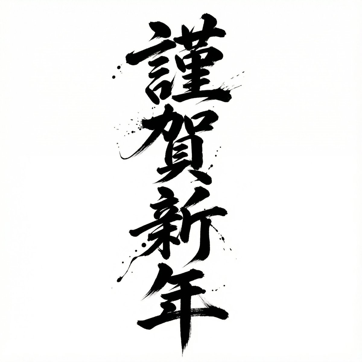 New Year Calligraphy Art