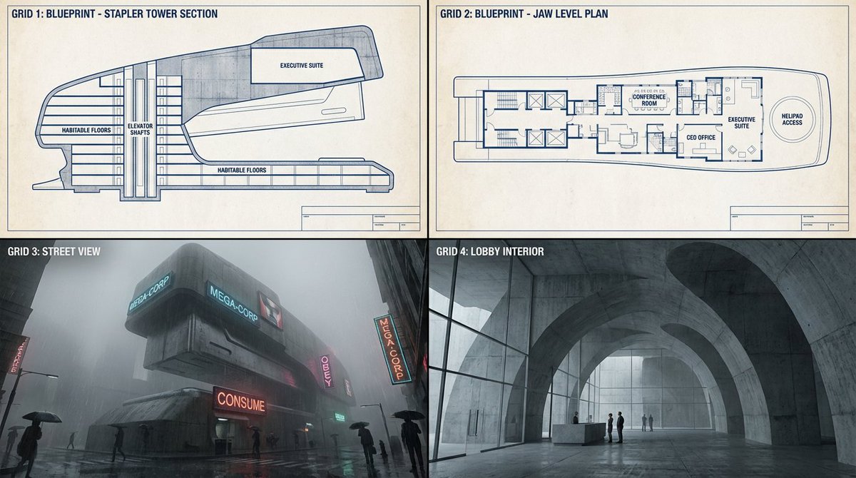 Desktop Object Dystopian Megastructure