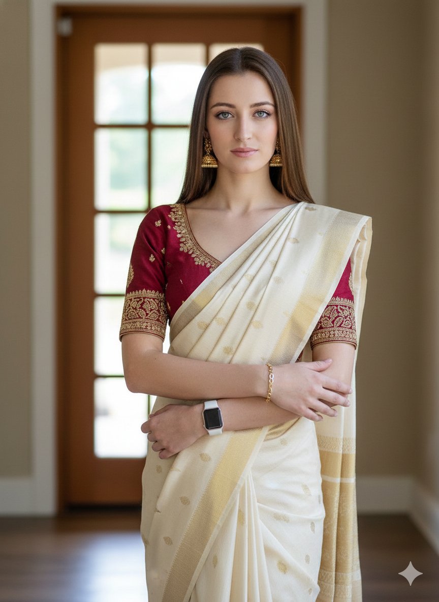 8K RAW Portrait Woman in Saree