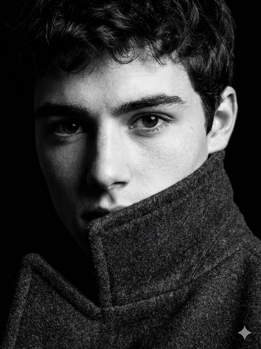 Mystery Man in Dark Coat