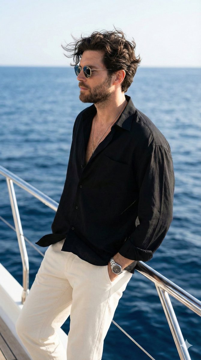 Luxury Yacht Fashion Portrait
