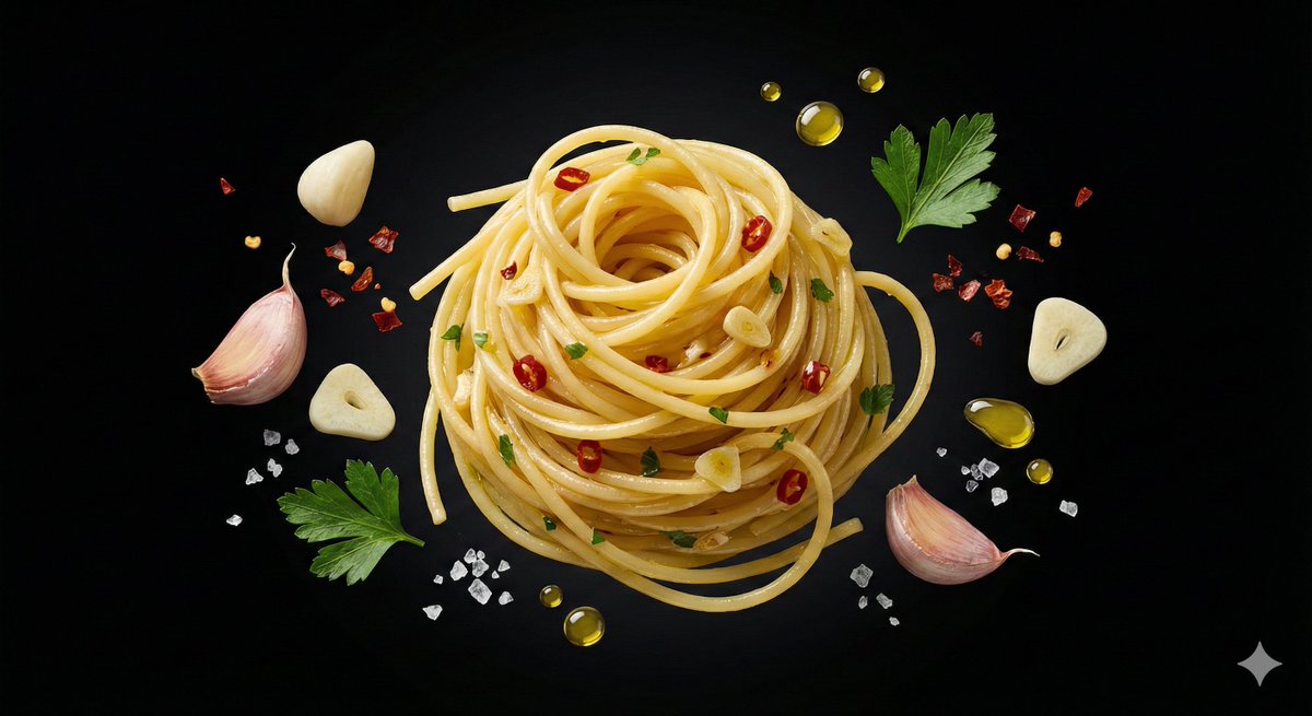 Floating Ingredients Modern Food Ad