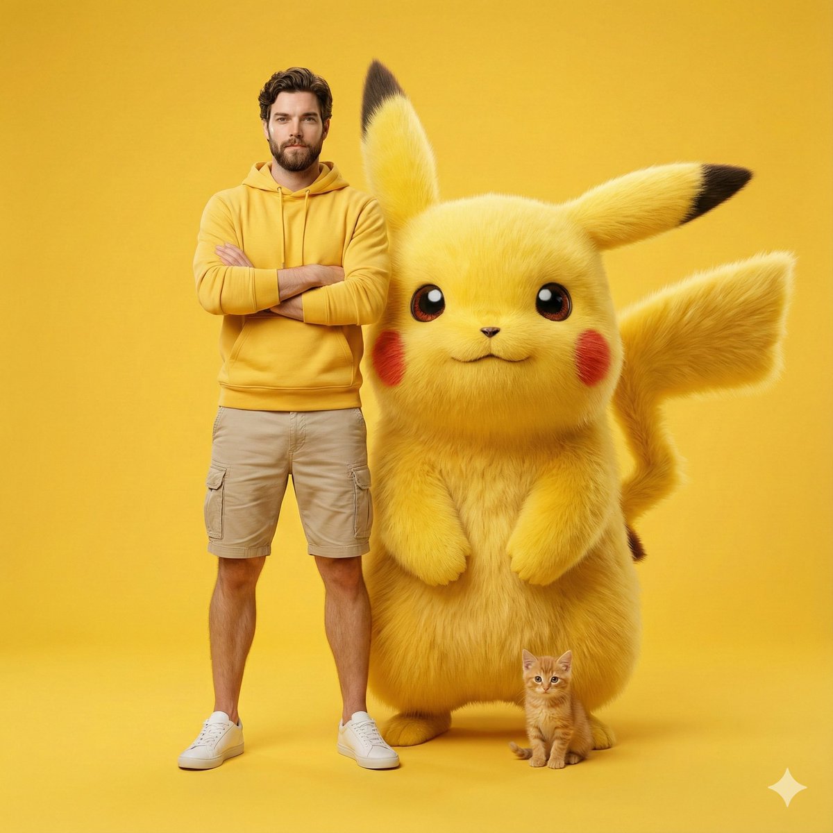 Stylish Pikachu Portrait