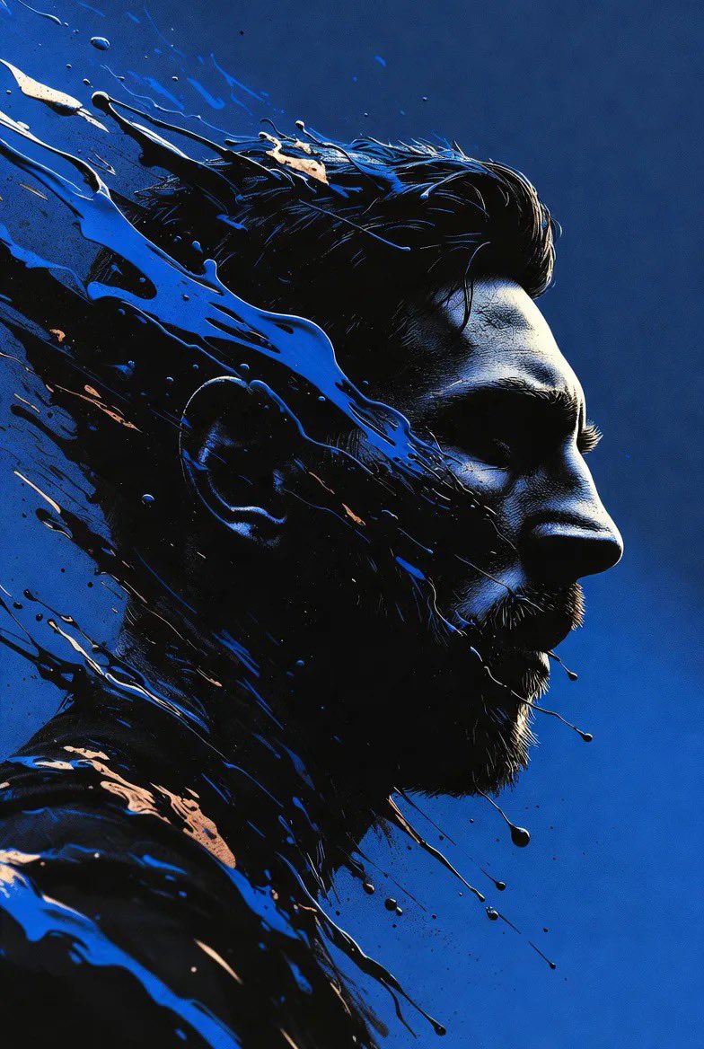 Dramatic Stylized Portrait Art