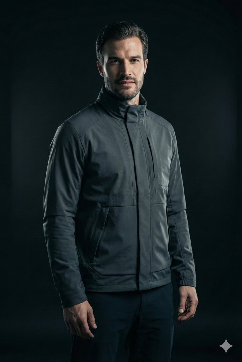 Futuristic Cinematic Male Portrait Studio