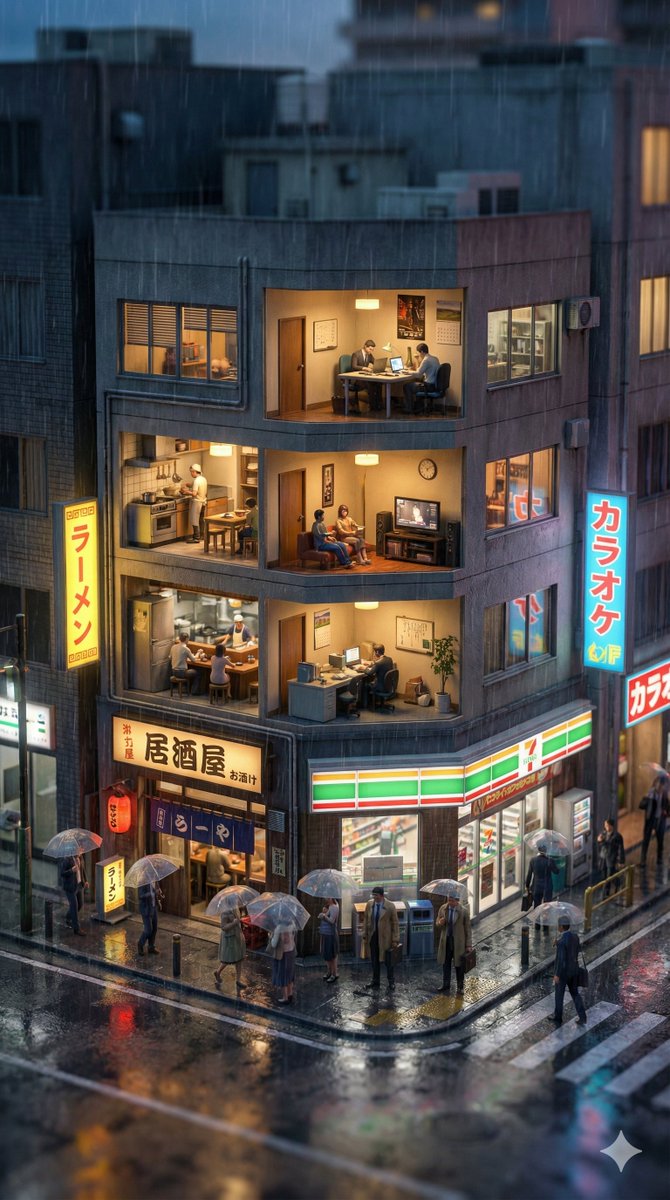 Hyper-Realistic Miniature City