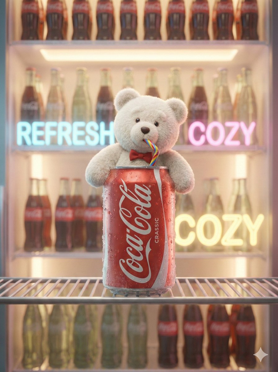 Coca-Cola Fantasy Teddy Bear