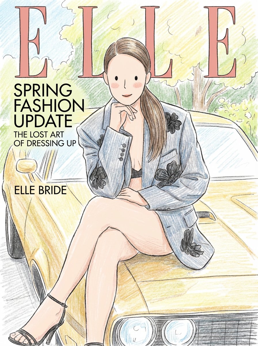 Whimsical Colored Pencil Storybook Art
