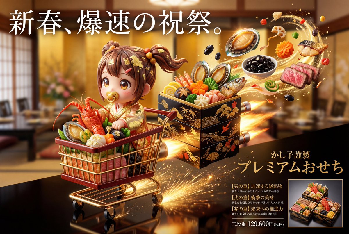 Osechi New Year Ad Visuals