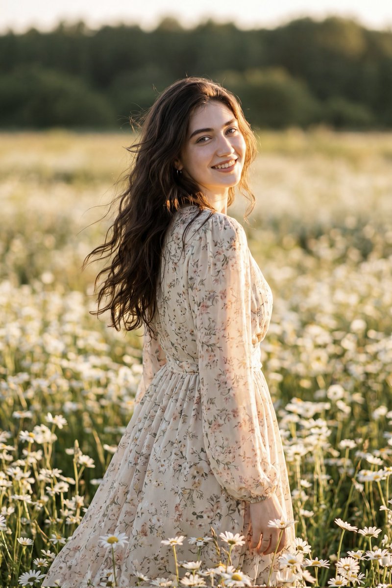 Dreamy Golden Hour Portrait
