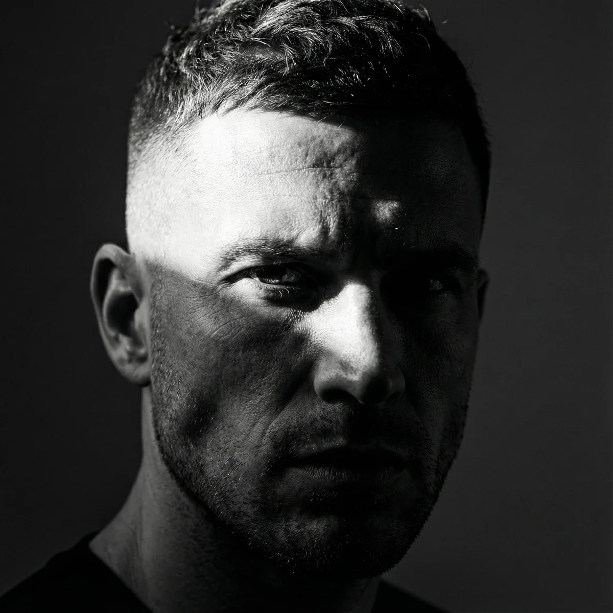Chiaroscuro Portrait - B&W