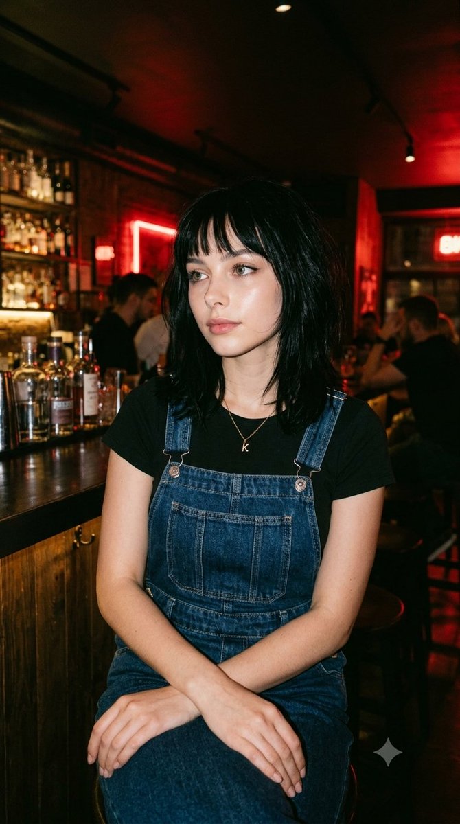 Candid Night Bar Portrait