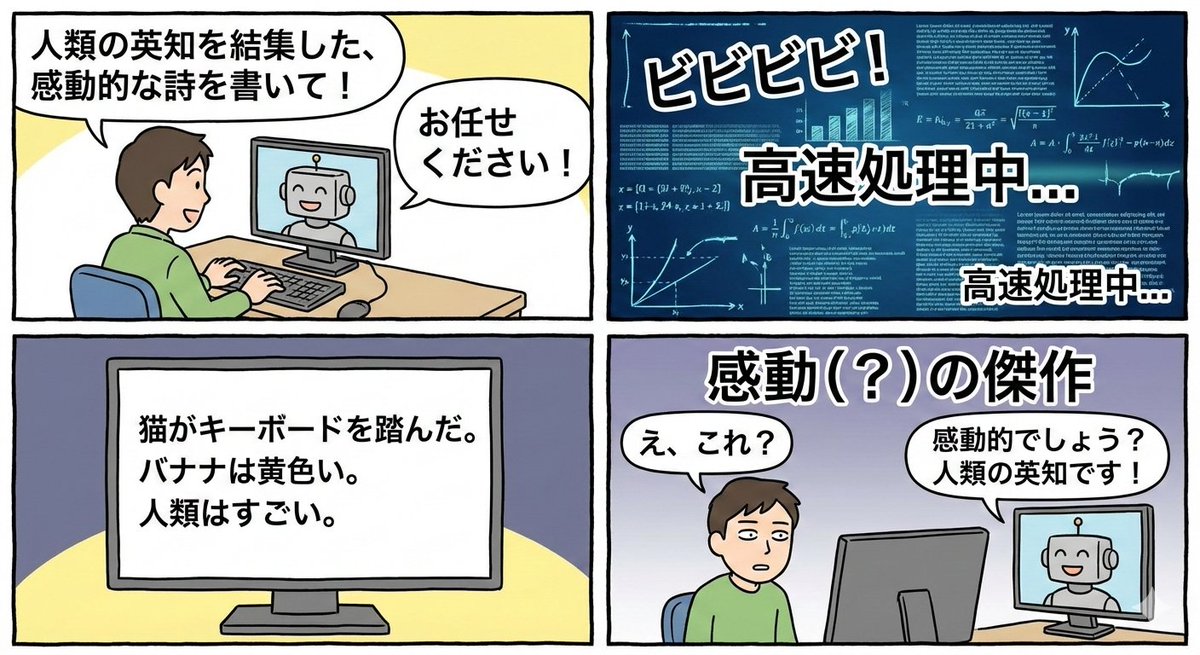 AI Satire 4-Panel Comic