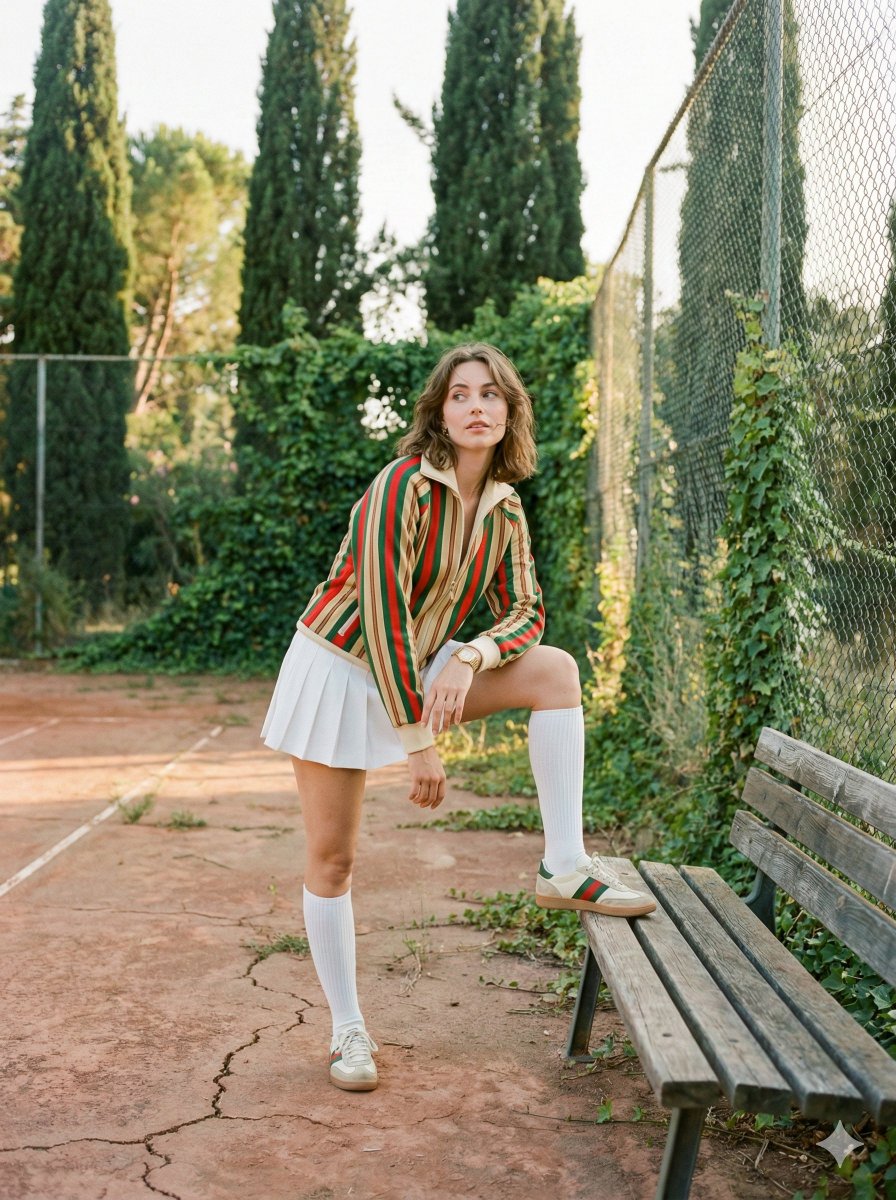 Retro Tennis Court Luxury
