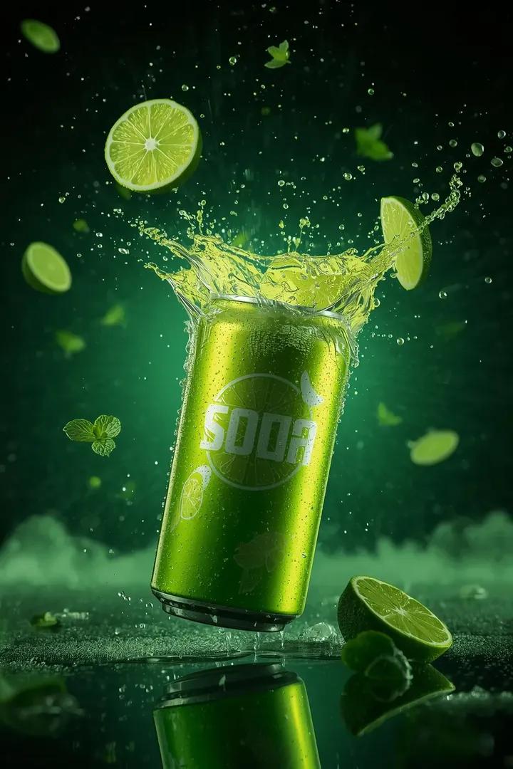Lime Explosion Hero Shot