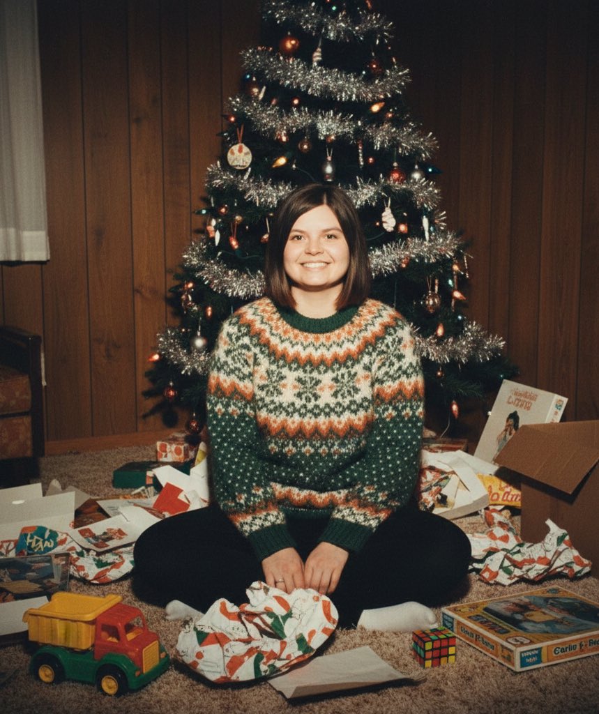 Retro AI Christmas Mornings
