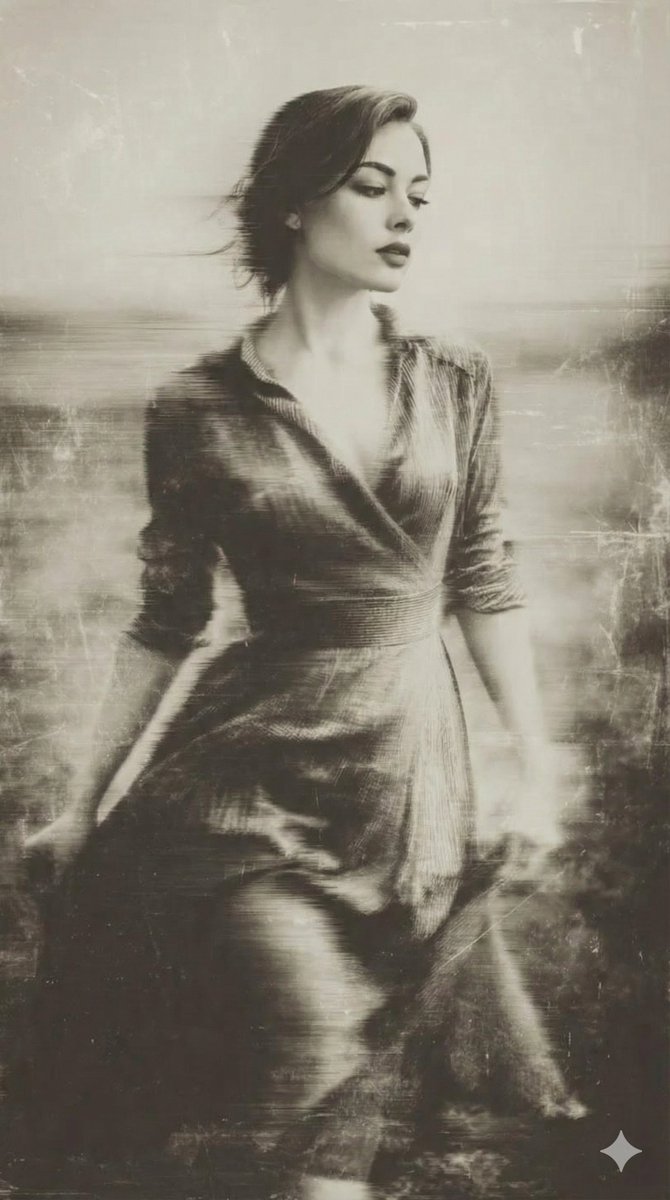 Ghostly Vintage Wet-Plate Portrait