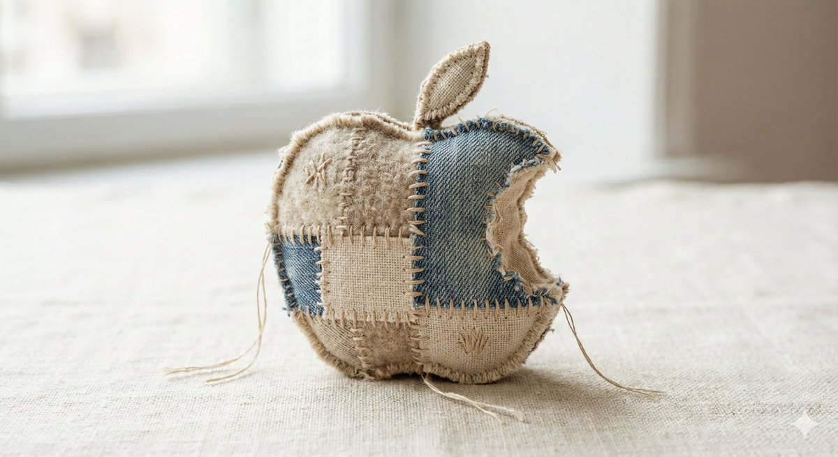 Stitched Fabric 3D Logo