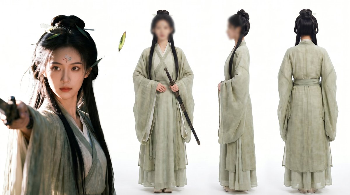 Character Three-View Generation