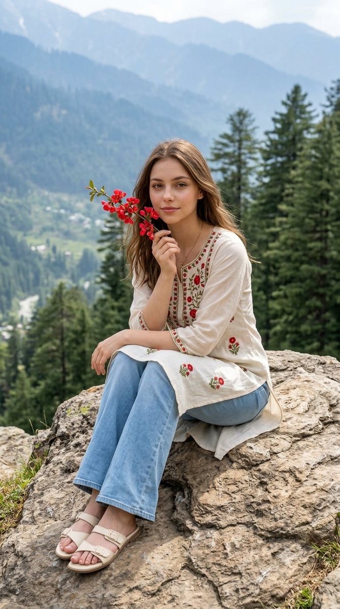 Mountain Beauty Pine Valley Portrait