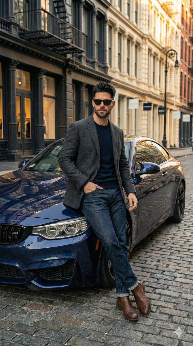 Stylish Man BMW SoHo