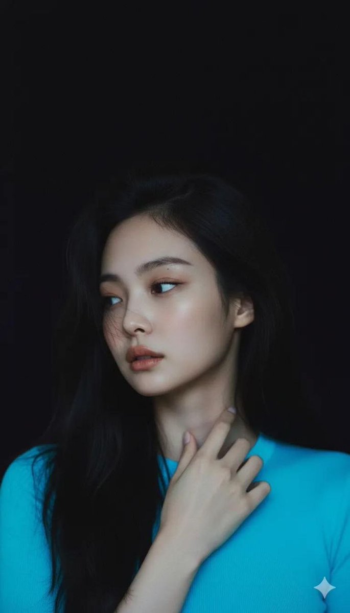 Moody Cinematic Portrait Of Young Woman