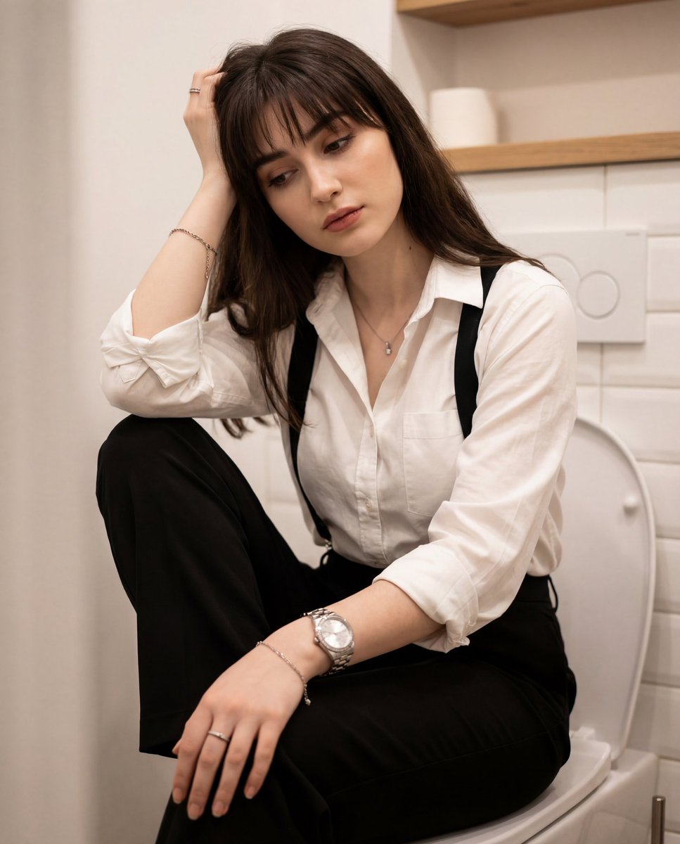 Elegant Introspective Portrait