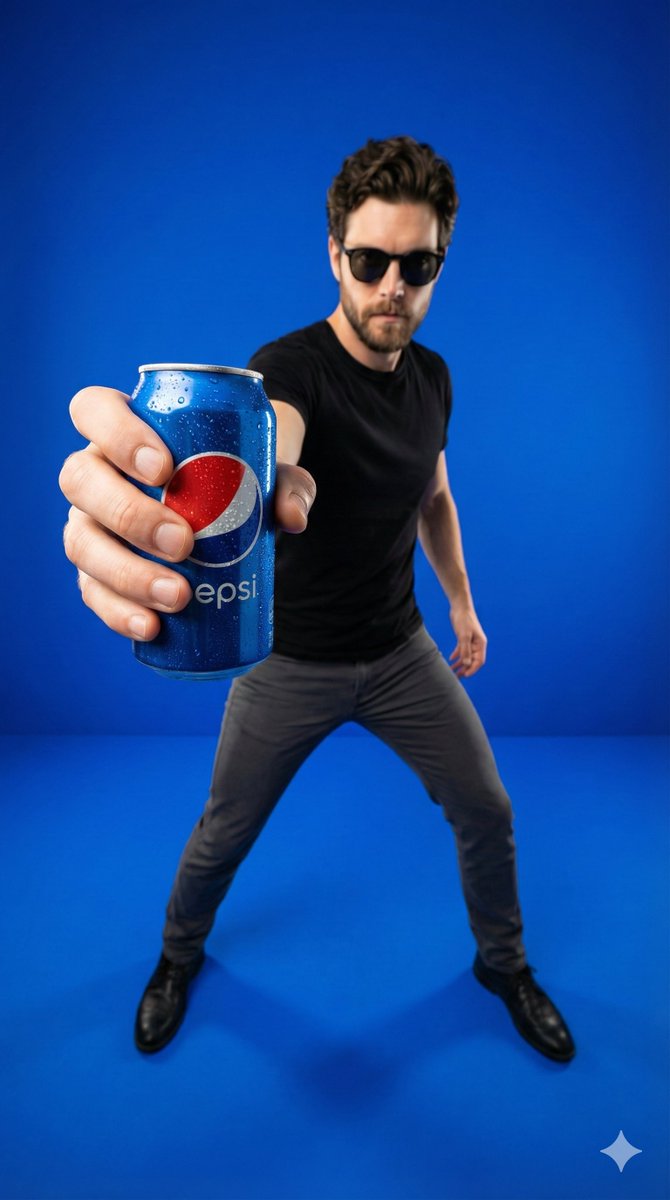 Ice-Cold Pepsi in Hand