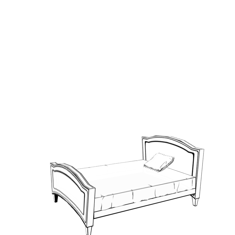 Anime Style Isometric Living Room