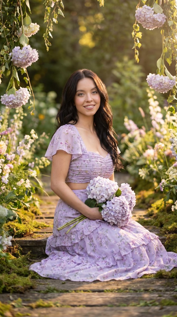 Dreamy Garden Portrait Session