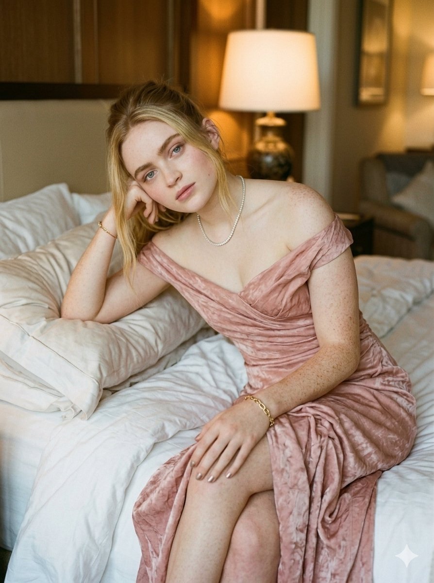 Velvet Reverie: Intimate Portrait