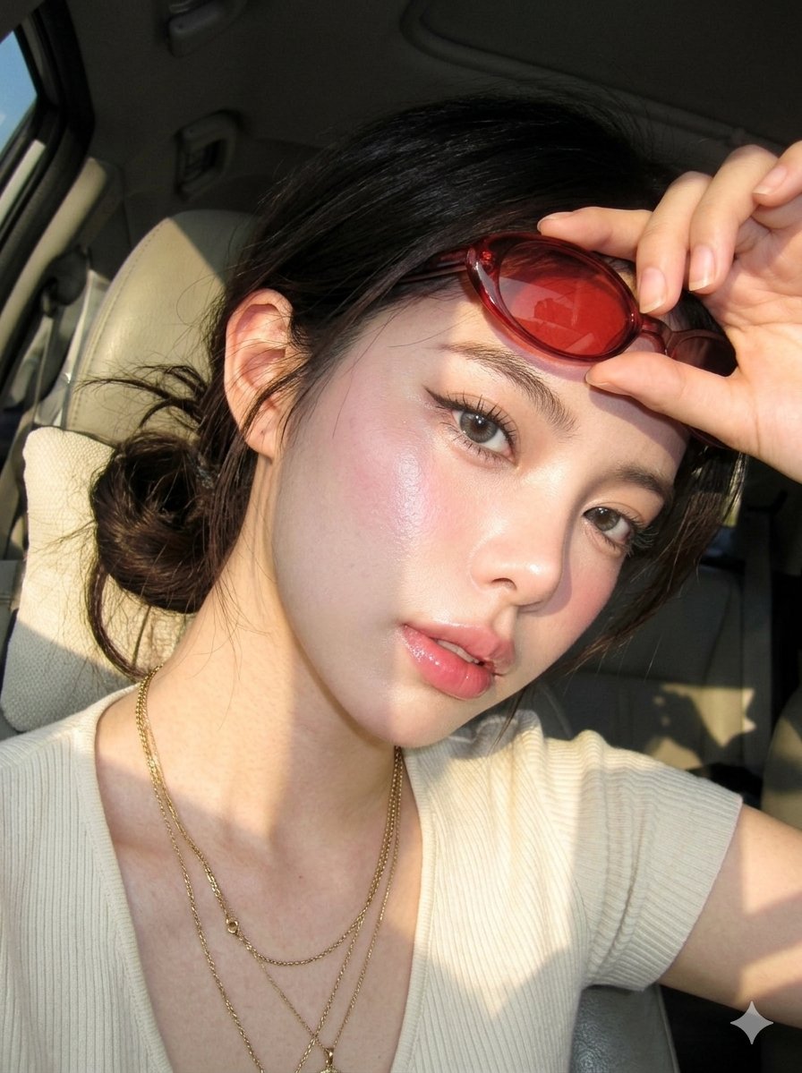 Glass Skin CCD Car Close-Up Portrait