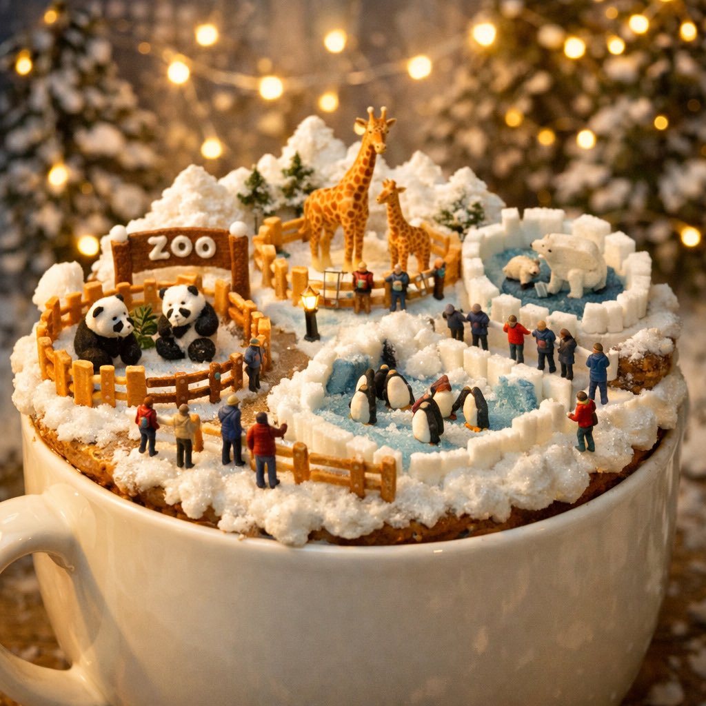 Micro Diorama: Winter Forest