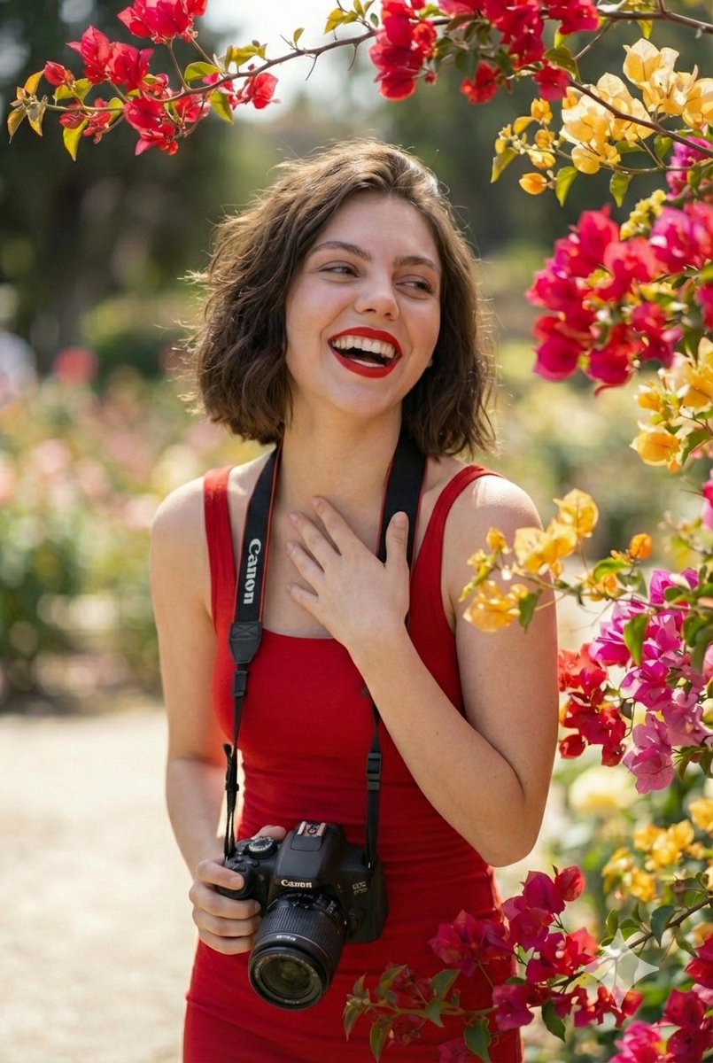 Red Dress Photographer Outdoor Portrait