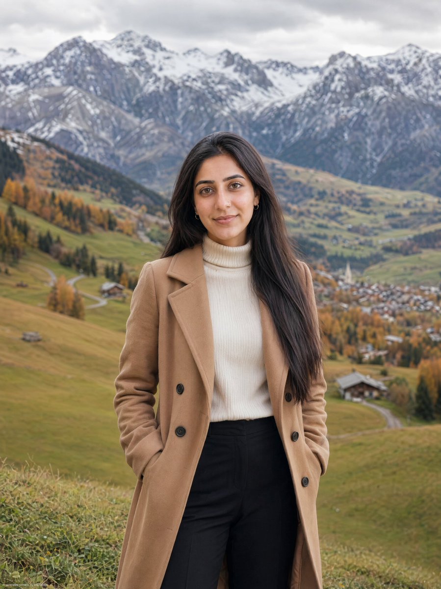 Cinematic Autumn Alpine Portrait Photography