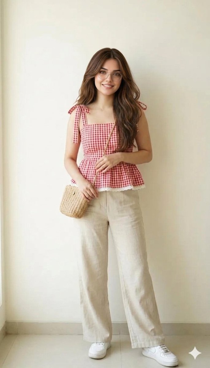Fresh Gingham Style Look