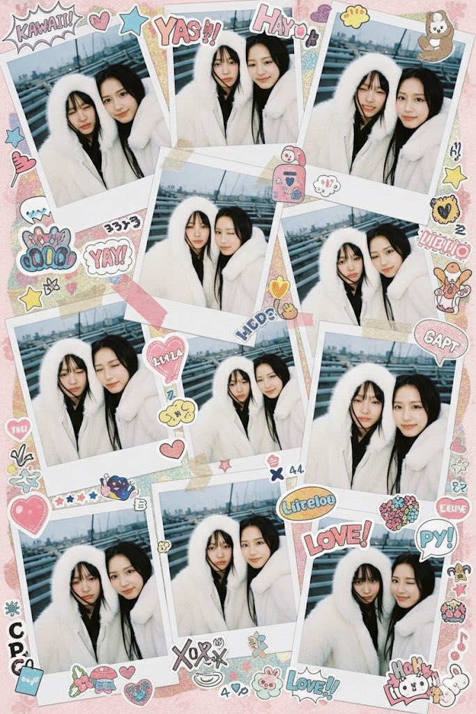Stylebook Collage: Stickers and Polaroid Expressions