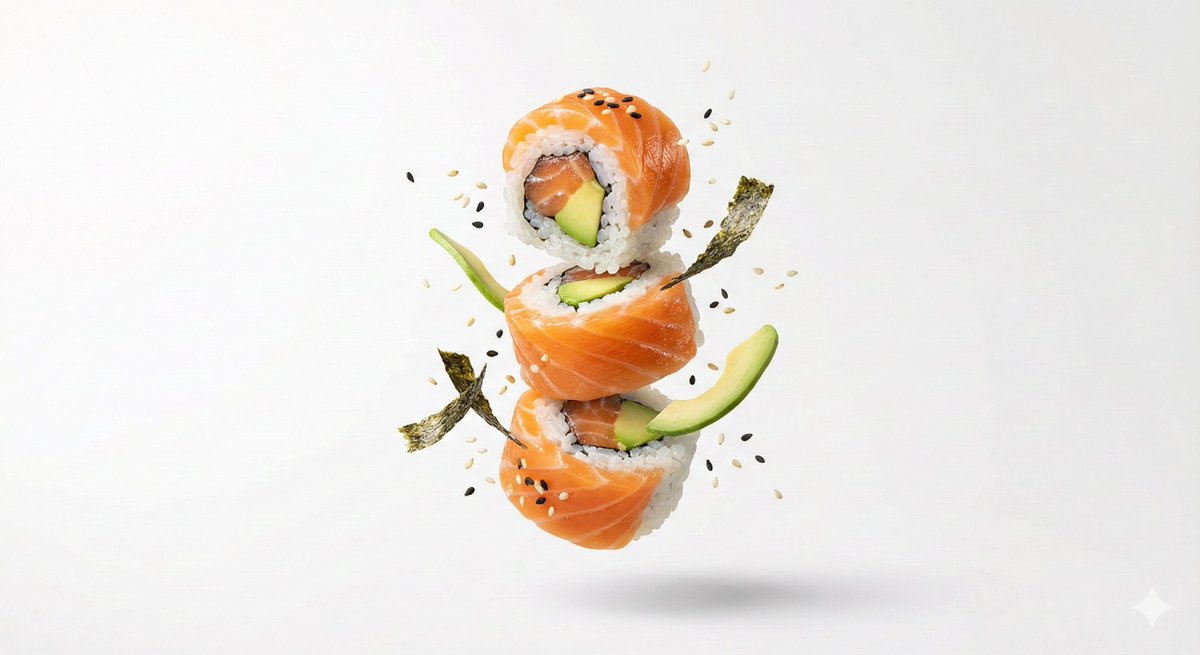 Floating Feast Luxury Food Photography