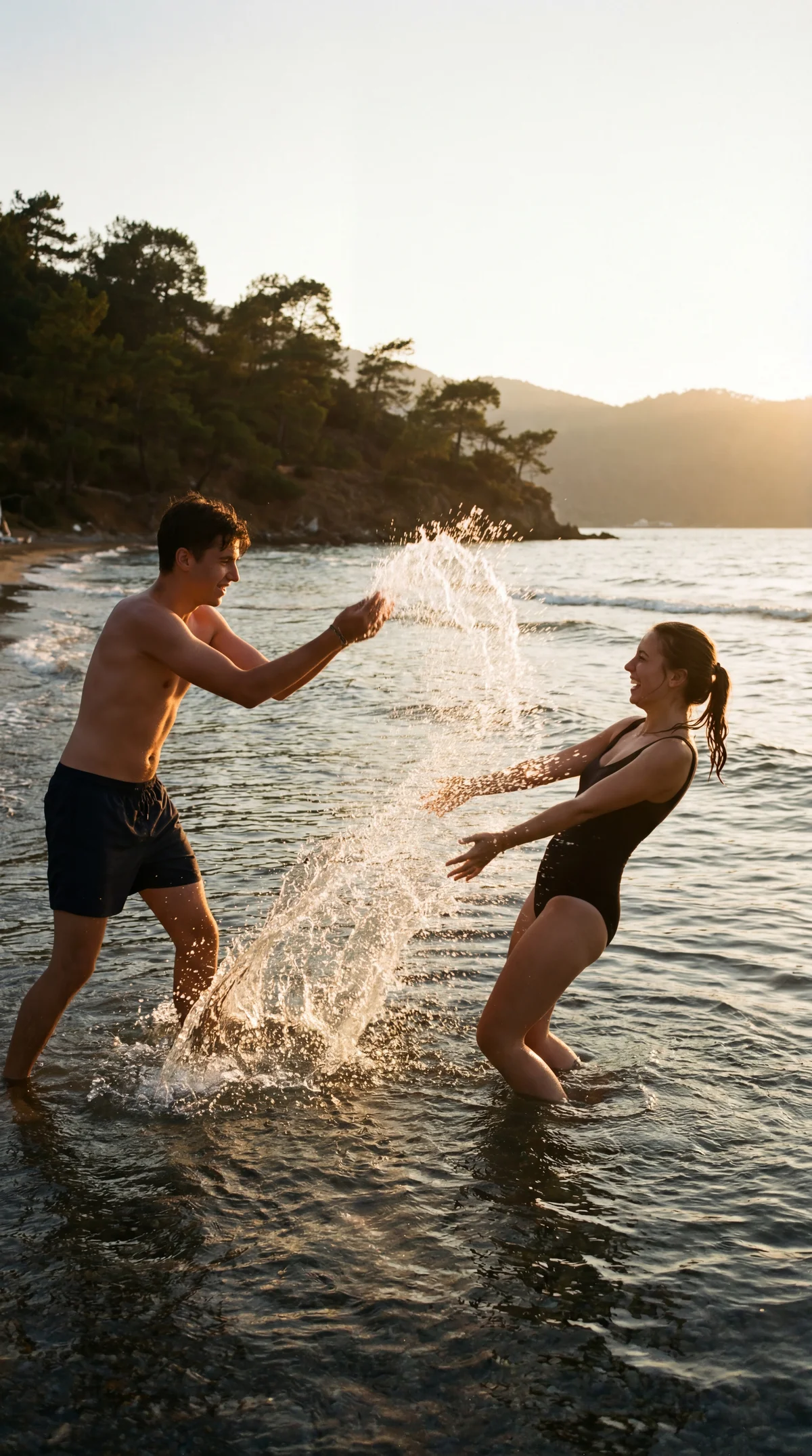 Gokova Bay - Golden Hour Splash