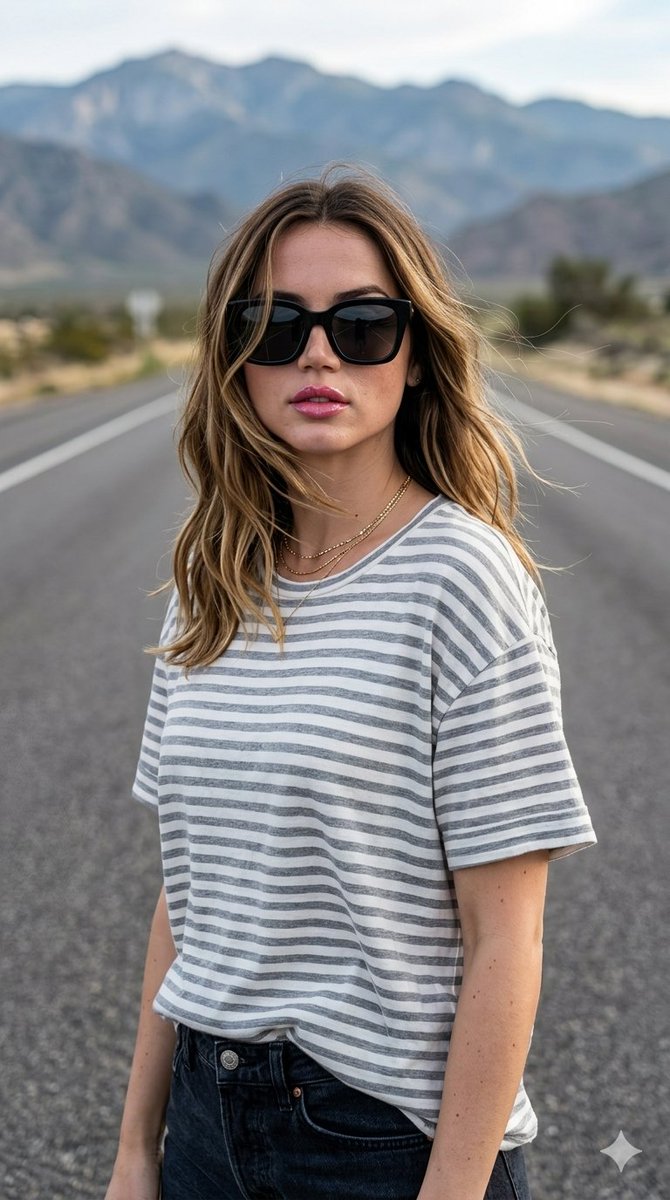 Highway Fashion Portrait
