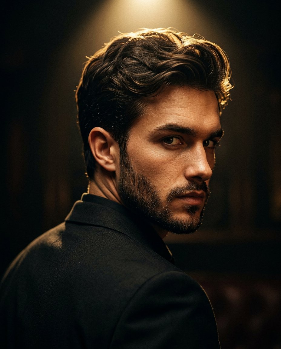 Stylish Man Cinematic Portrait