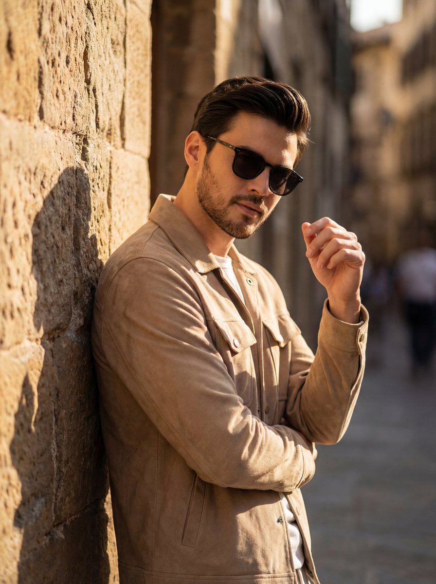 Golden Hour Street Style Portrait